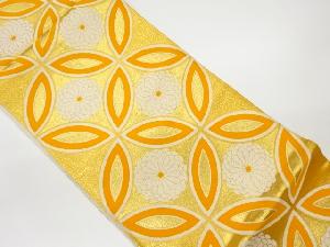 リサイクル 七宝に菊模様織出し袋帯